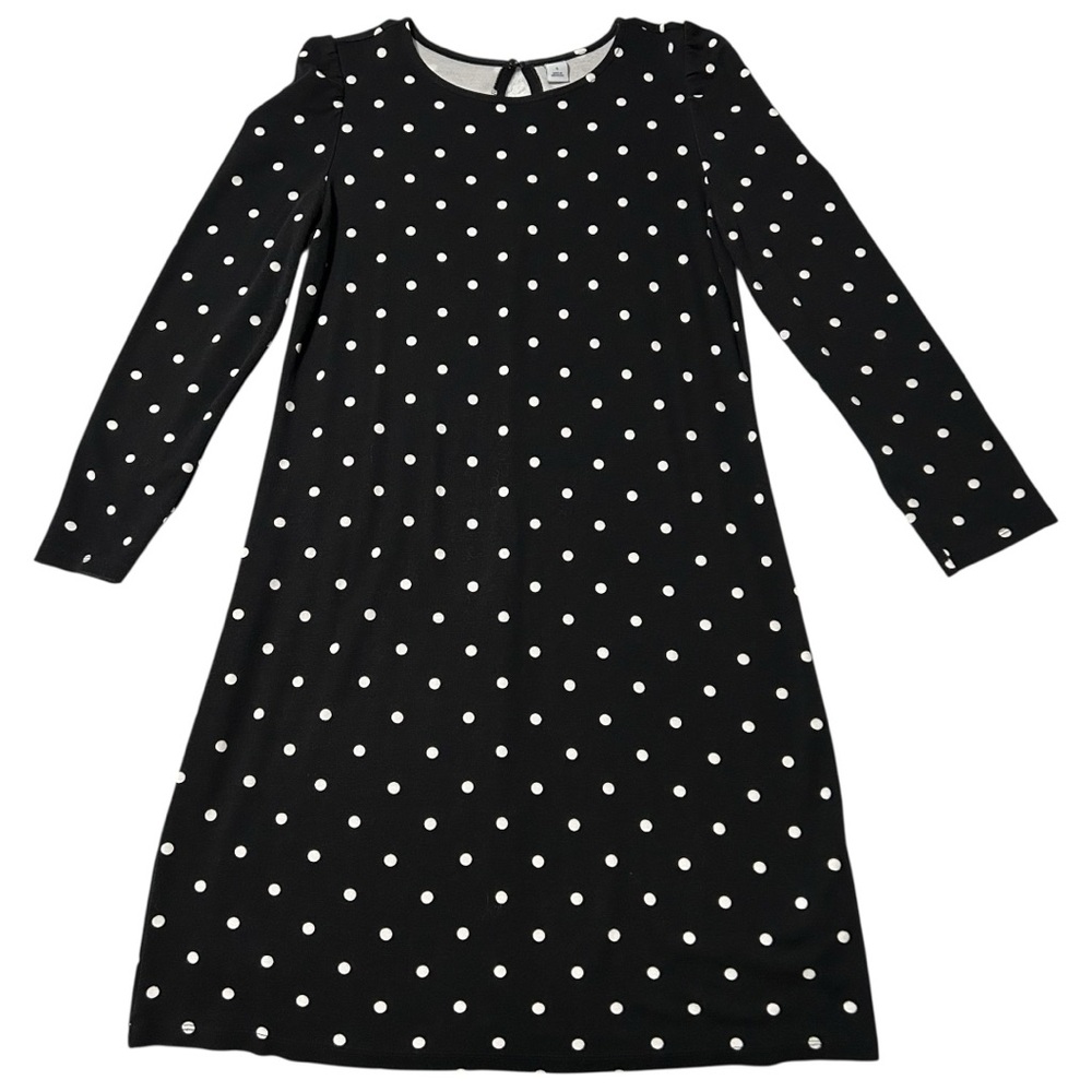 Women Old Navy Polka dot long sleeves dress. Size S. Black and White polka dots